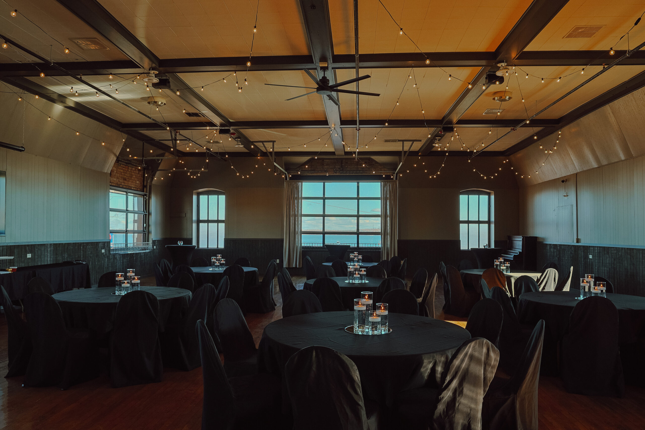 Loft Event Center in use for event featuring live music and dining